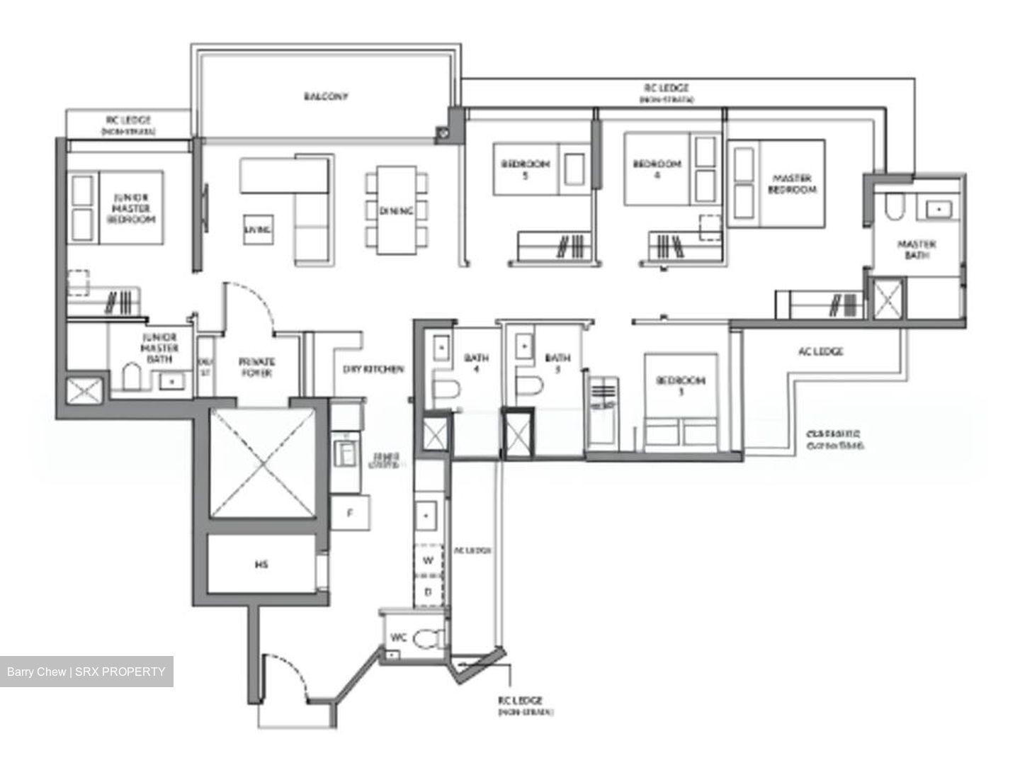 The LakeGarden Residences (D22), Condominium #567888981